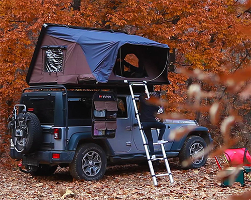 iKamper skycamp rooftop tent inspired by jack kerouac's on the road