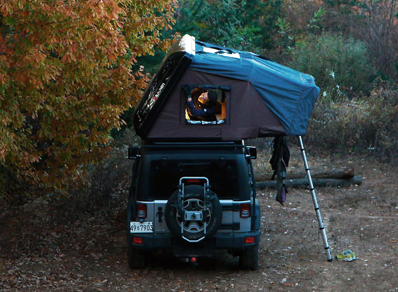 iKamper skycamp rooftop tent designboom