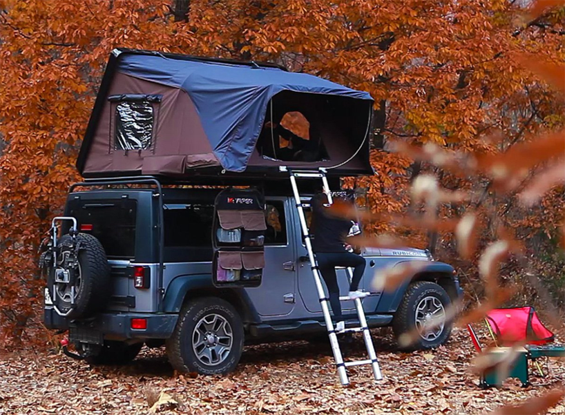 Ikamper Skycamp Rooftop Tent Inspired By Jack Kerouac S On The Road