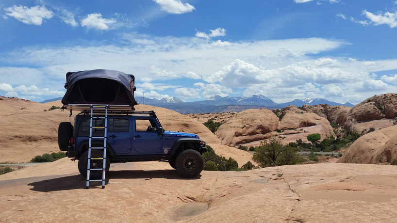 iKamper skycamp rooftop tent inspired by jack kerouac's on the road