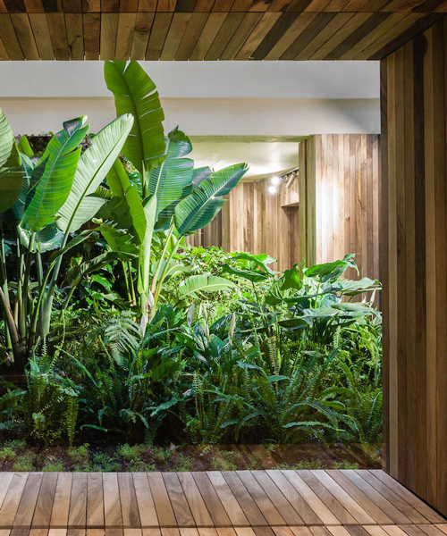 isay weinfeld designs interiors for 'the green spot' restaurant in barcelona