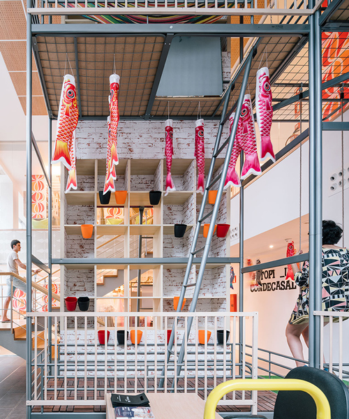 izaskun chinchilla hacks IKEA furniture into playful co-working space in madrid