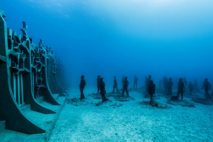 Underwater Sculptures Give Sea Creatures a Haunting New Habitat