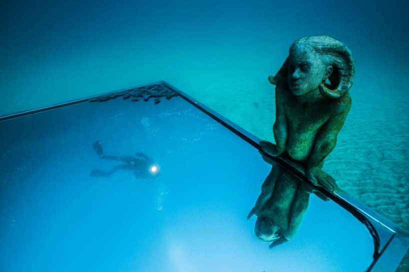 Ghostly new figures come to world's first underwater gallery in