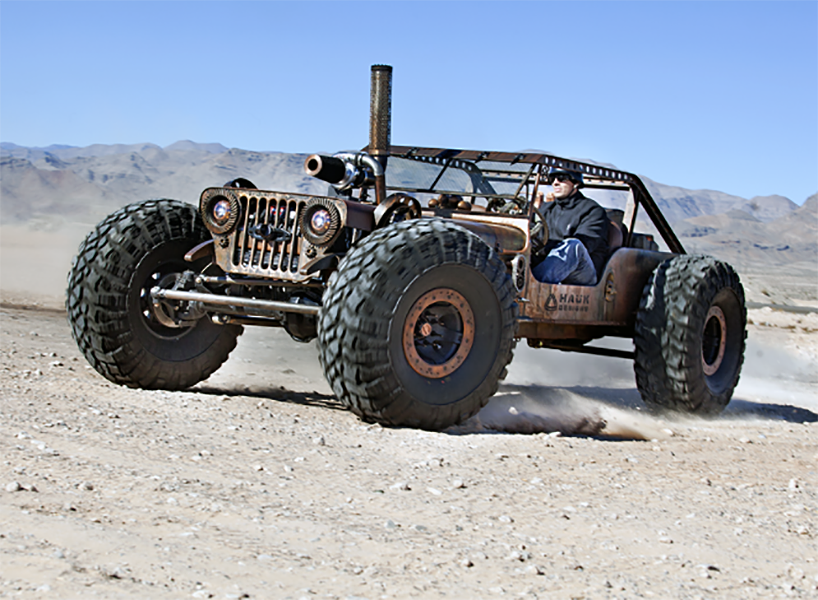 JEEP rock rat by hauk designs is ready for the post-apocalyptic era