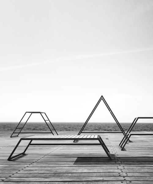 johan kauppi design’s outdoor gym references the highest mountain of sweden