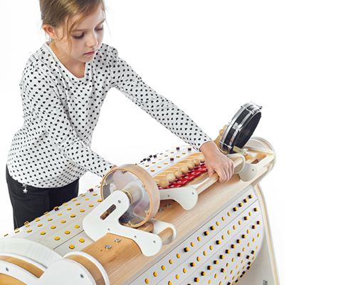 the 'musicon' instrument helps teach children creative composition, musicality + coding