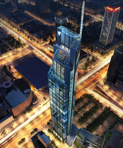 foster + partners starts work on varso tower, poland's tallest building