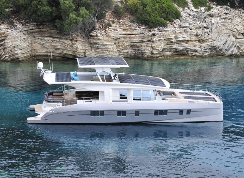 solarwave 64 catamaran luxury solar powered yacht designboom
