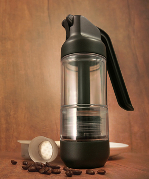simpresso is a portable espresso machine to enjoy anytime, anywhere
