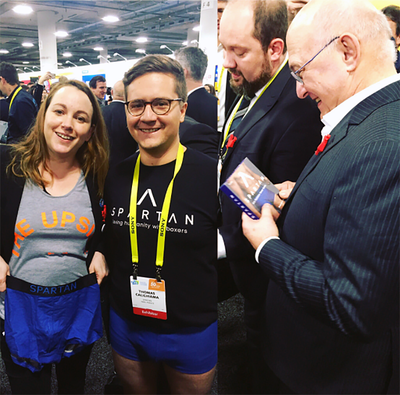 spartan silver-lined boxers protect men's crown jewels from radiation at  CES 2017