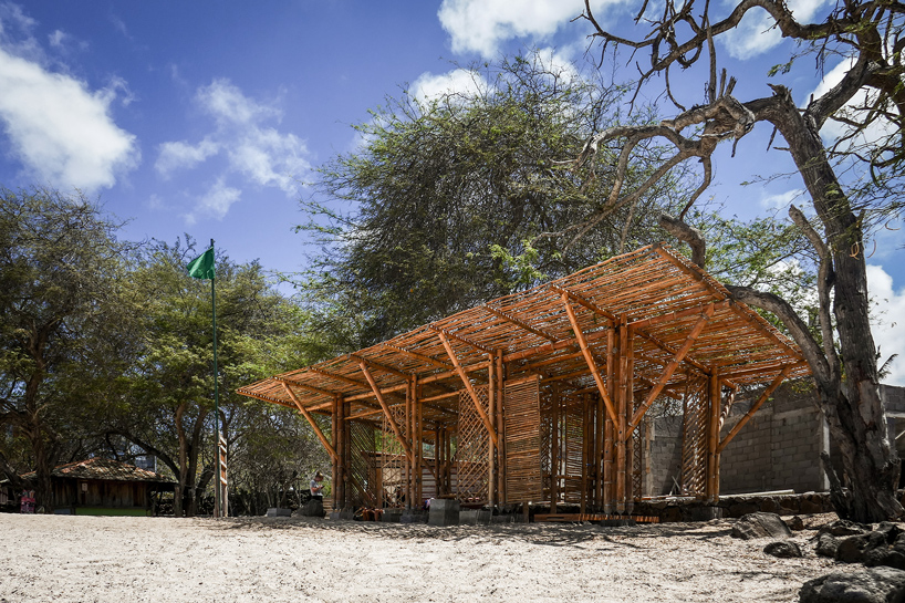 the-scarcity-and-creativity-studio-playa-man-bamboo-shade-shelter-galapagos-designboom-01