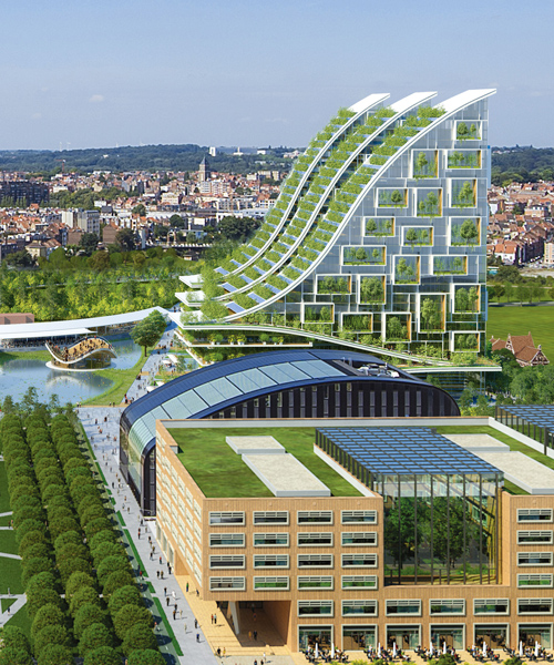 vincent callebaut proposes mixed-use eco-neighborhood for central brussels