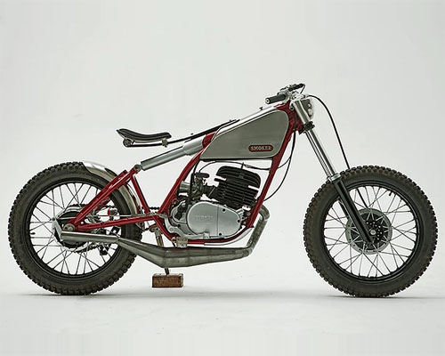 yamaha DT250 the smoker motorcycle by utopian customs