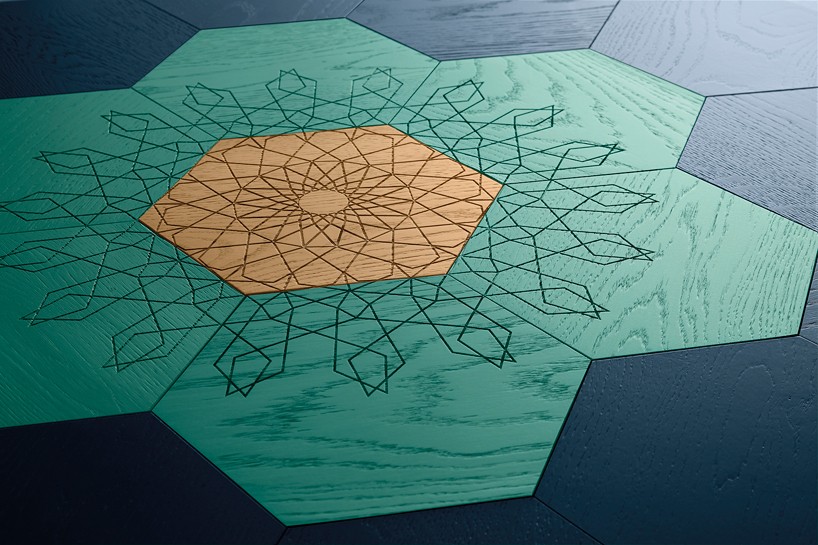 edward van vliet hexagonal parquet series bisazza designboom