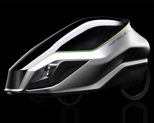 the IRIS etrike puts the electric tricycle in a sculptural shell