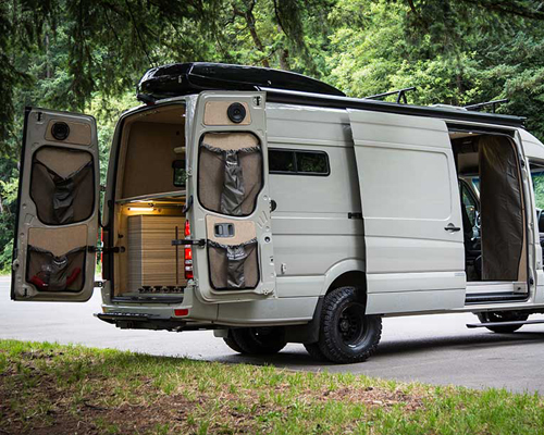 valhalla 4x4 mercedes benz sprinter mobile home by outside van