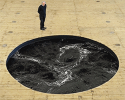 anish kapoor to install an endless black whirlpool in brooklyn