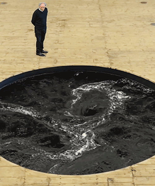 anish kapoor to install an endless black whirlpool in brooklyn