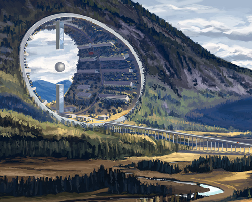 winning architectural fairy tales include sci-fi landscapes and sentient structures