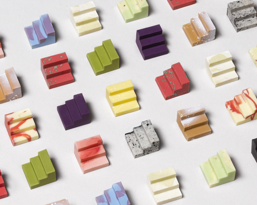 architecturally-inspired, modular chocolates are designed to pair and share
