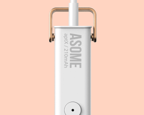 the ASOME ENGINE turns any pair of headphones into a wireless statement piece