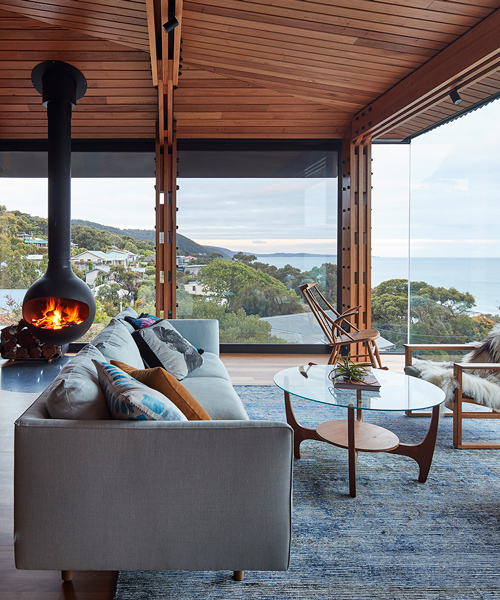 austin maynard architects elevates dorman house in australia to offer ocean views