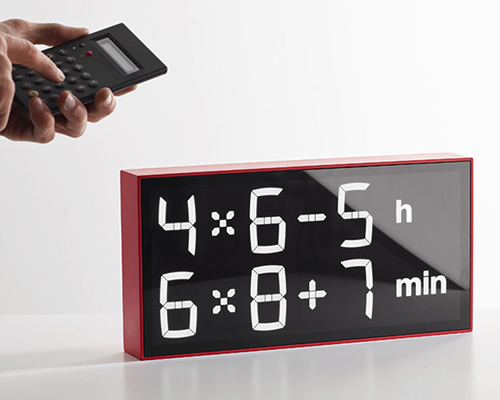 axel schindlbeck's 'albert clock' tells the time with tricky equations