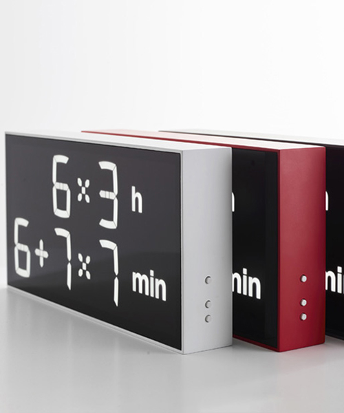 axel schindlbeck's 'albert clock' tells the time with tricky equations