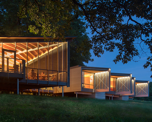 bohlin cywinski jackson sites new dwellings next to frank lloyd wright's fallingwater