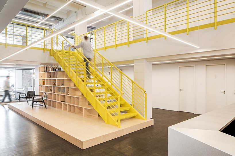 bruzkus batek brings a familiar buzz to razorfish office space in berlin
