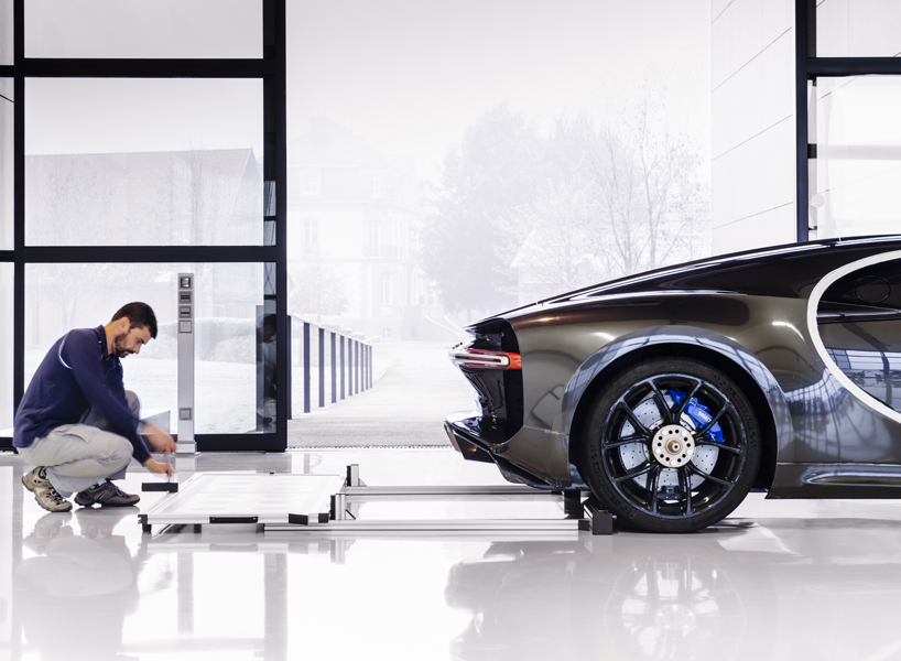 bugatti chiron supercar production process designboom