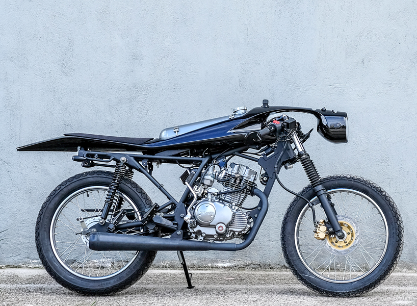 c-racer custom motorcycle designboom