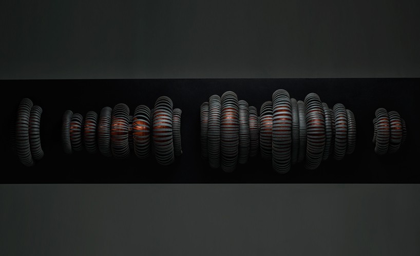 cristian mohaded embryonic objects exhibition praxis designboom