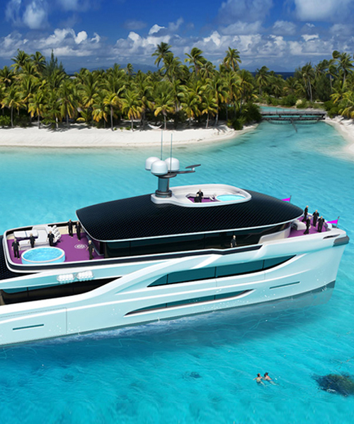 solar-powered catamaran is a next-generation green icon for yachting