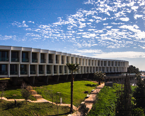 brutalist landmark in israel transformed into luxury elma hotel and cultural center