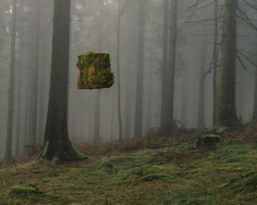 florian mueller simulates a dazed dreamer in a surreal, sleeping state