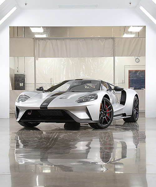 ford GT competition series sheds pounds and gains carbon fiber trim