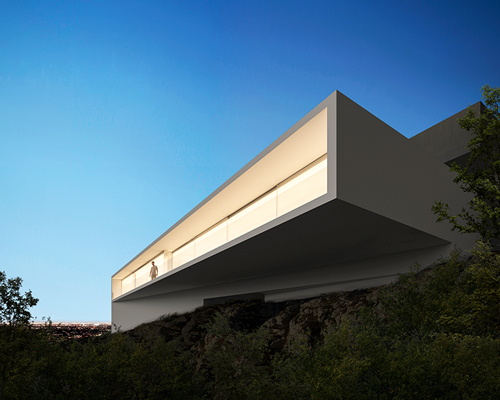 fran silvestre embeds house into hollywood hills in los angeles