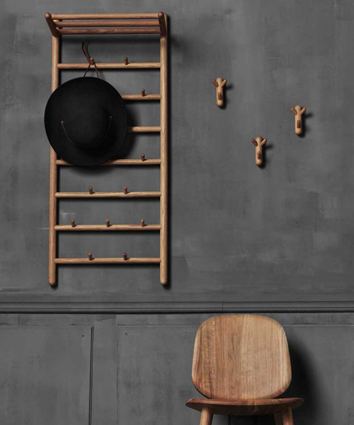 jonas lindvall's miss holly hall collection for stolab offers a handy cloakroom solution