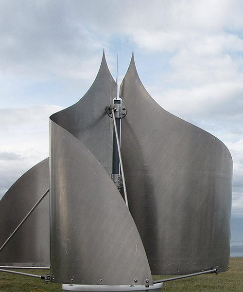 icewind revamps the wind turbine with a sleek and sculptural aesthetic