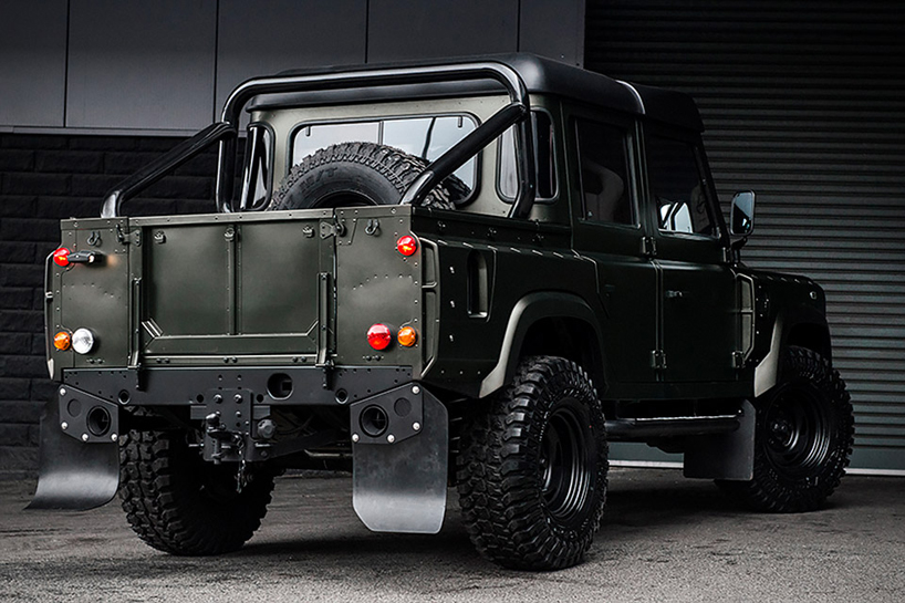land rover defender 2.2 TDCI pickup project kahn designboom