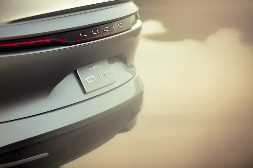 lucid air electric car designboom