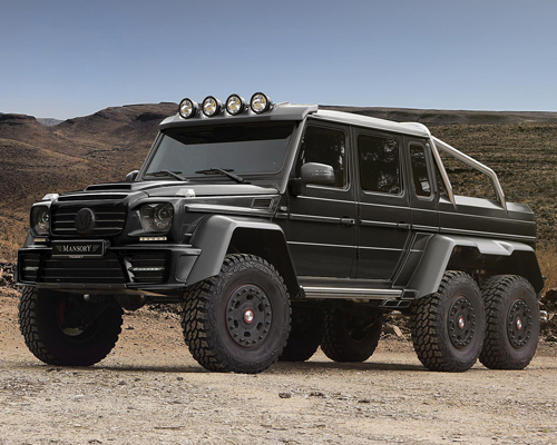 mercedes-benz AMG G63 6x6 gronos cross-country vehicle by mansory