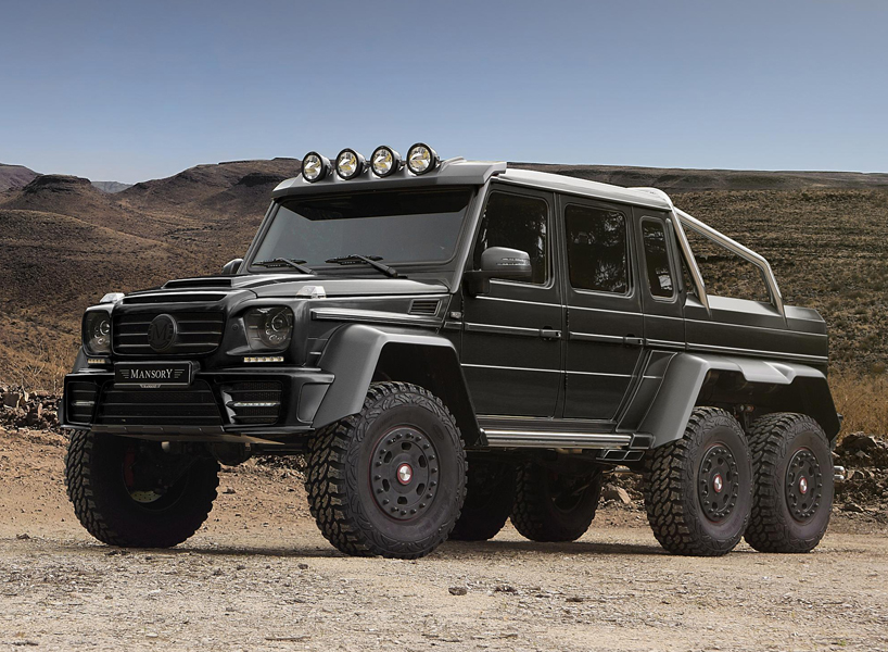 mercedes AMG G63 6x6 gronos mansory designboom