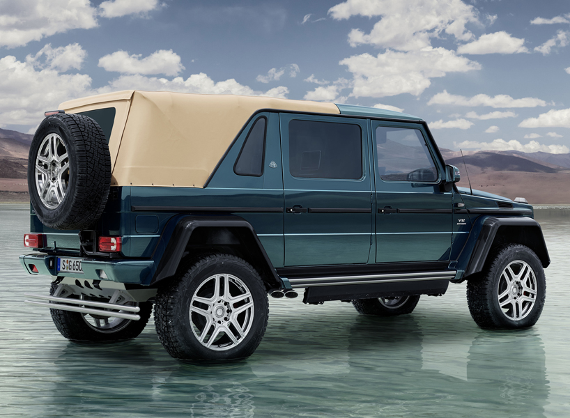 mercedes maybach G 650 landaulet designboom