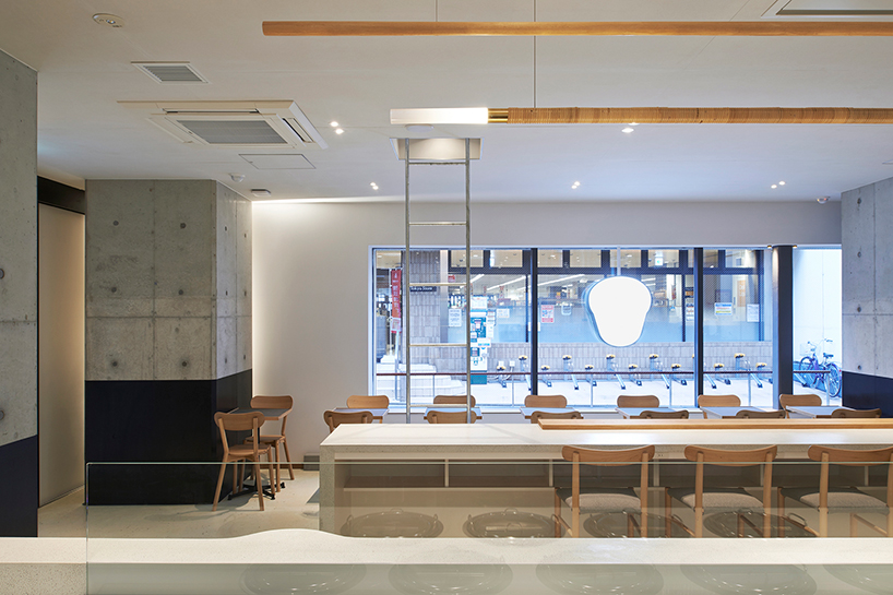 ninkipen! completes interior of soup stock nakameguro in tokyo