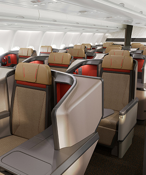 priestmangoode unveils new business class cabin for south african airways