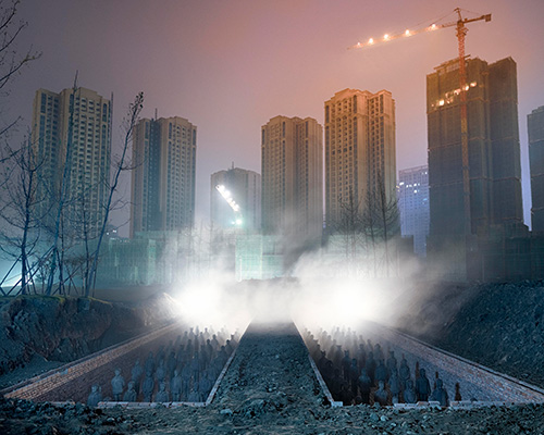 prune nourry recreates the experience of a contemporary archaeological site in brussels