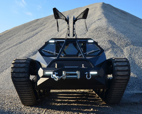 ripsaw EV2 dual track luxury off-road vehicle